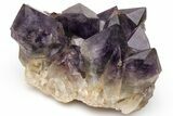 Deep Purple Amethyst Crystal Cluster With Huge Crystals #223296-1